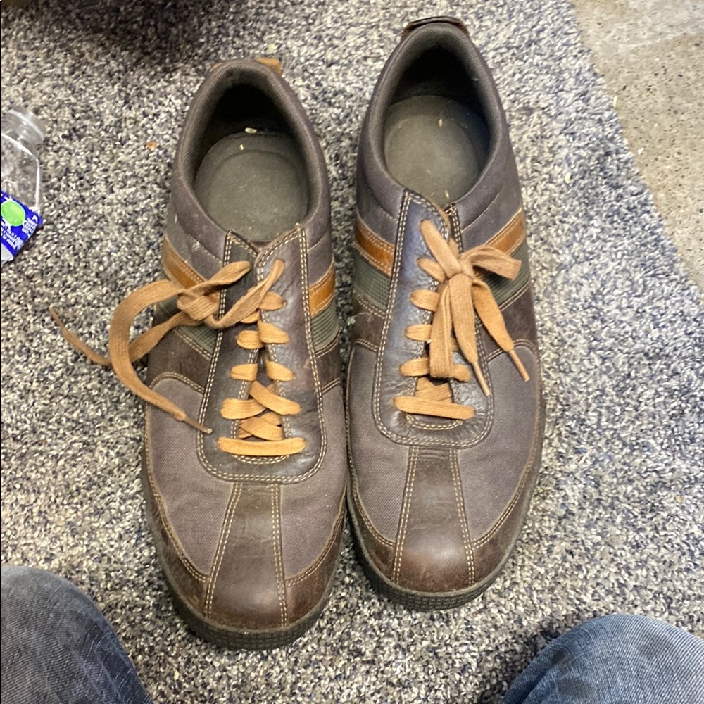 Rockport Brown and Gray Casual Sneakers